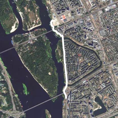 Left bank to Berezniaky