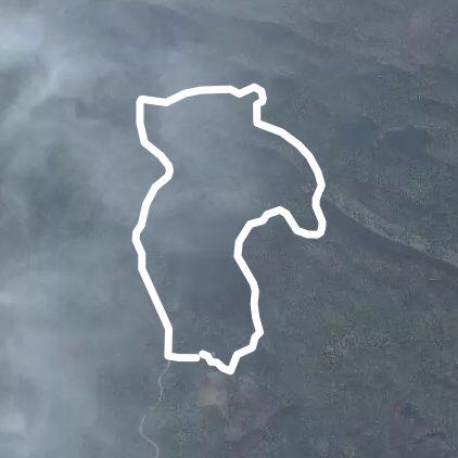 Eskers middle loop walking route map in Prince George