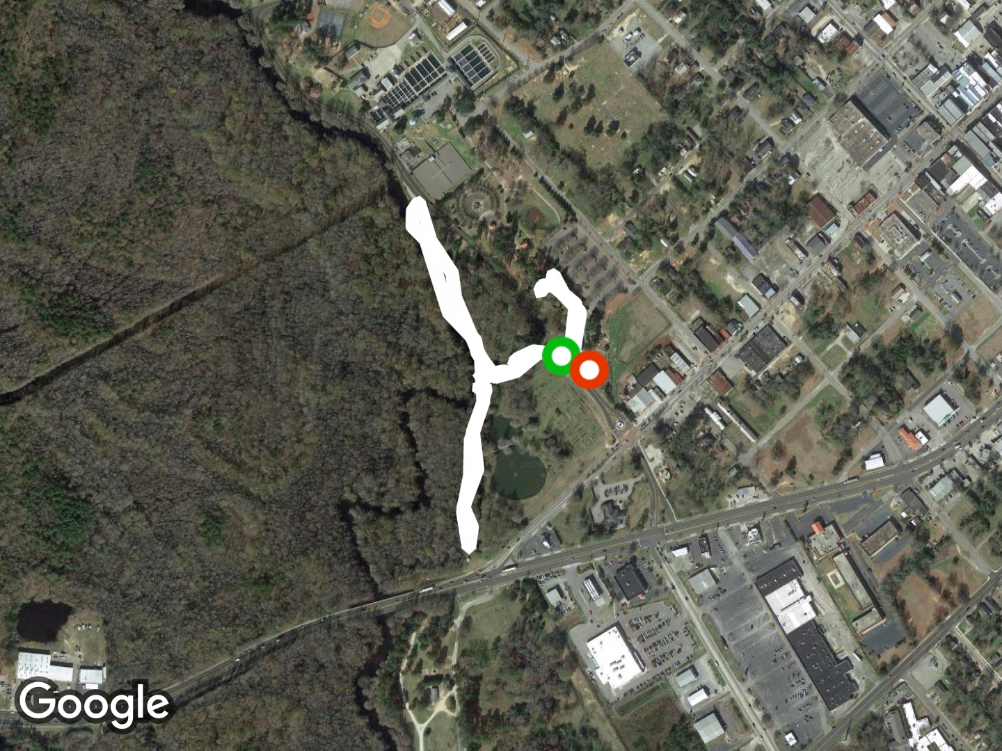 Edisto Gardens Walk Trail Orangeburg, South Carolina, USA Pacer