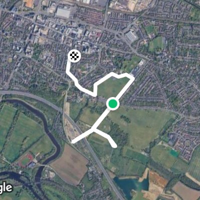 Upton Court Park see Windsor Castle in the distanc