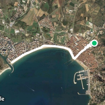 ruta paseo marítimo roses