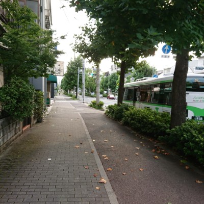 Walk along the Yamanote Main Line walking route map in Ashiya