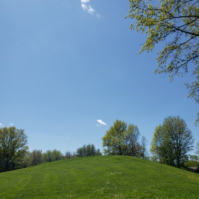 Washington Park walking route map in Robinson
