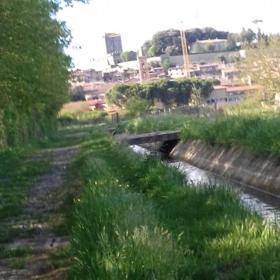 Belvedere walking route map in Sarteano
