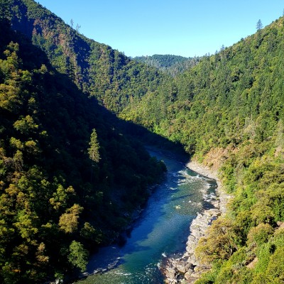 Stevens Trail walking route map in Colfax