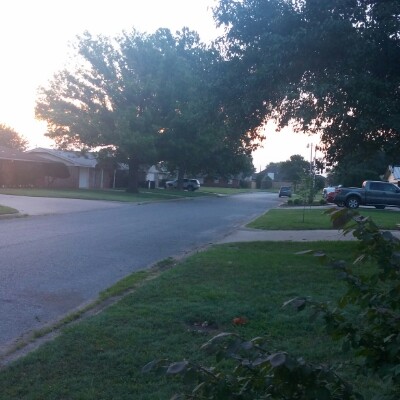 Sooner & 8th Loops walking route map in Fairview