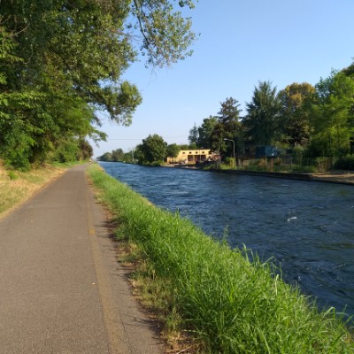 Naviglio albairate Cassinetta walking route map in Albairate