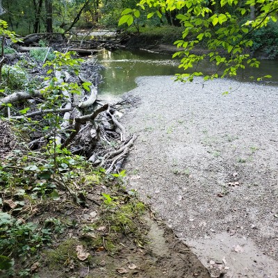 Southeastway Park walking route map in Fountaintown