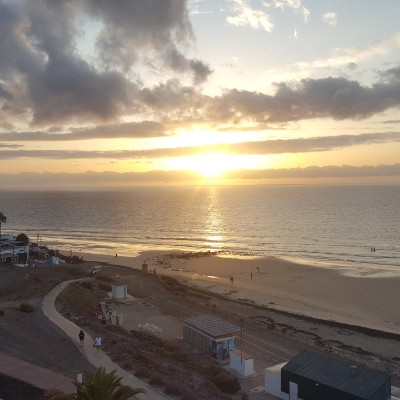Fuerteventura walking route map in Piedras Caídas