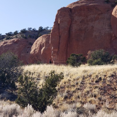 Casamero Pueblo, Gallup, NM walking route map in Prewitt