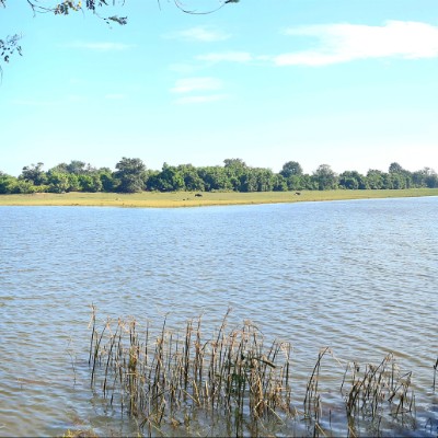 Nameum reservoir walking route map in Tambon Rai Noi