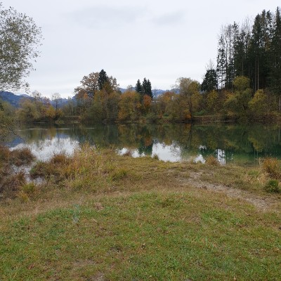 Siegelsee in Blaichach. Easy run. walking route map in Burgberg im Allgäu