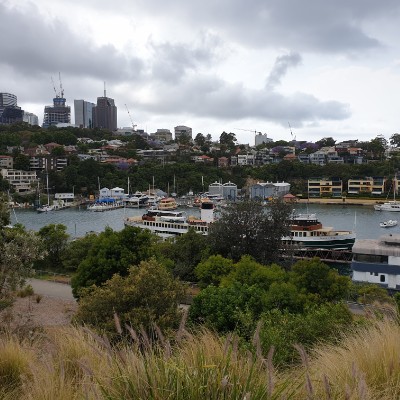 North Shore Harbour walk walking route map in Sydney