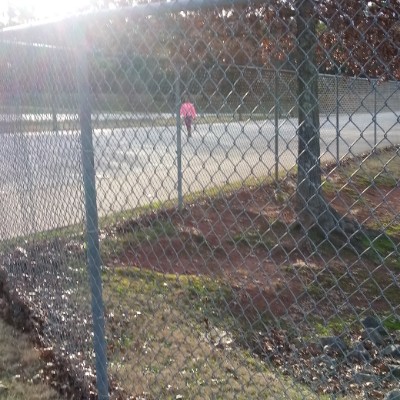 Clarkdale Baseball Park walking route map in Austell