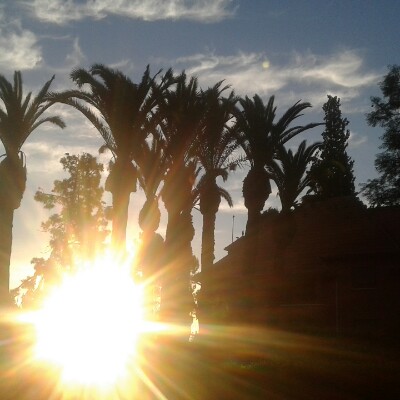 Yousoufia walk walking route map in Marrakesh