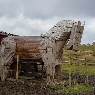 Bercheux walking route map in Vaux-sur-Sûre