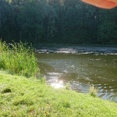 Hütter Wohld pond round walking route map in Bartenshagen-Parkentin