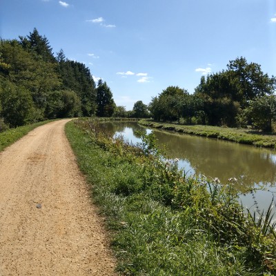 Channel walking route map in Héric