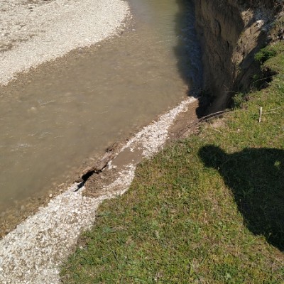 Development of a route for children. walking route map in Roshni-Chu