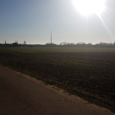 From Richrath via Düsseldorf back to Richrath walking route map in Langenfeld (Rheinland)