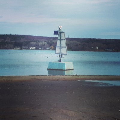 Rotary Park walking route map in Midland