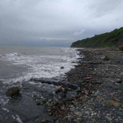 Walk along the seashore walking route map in Betta