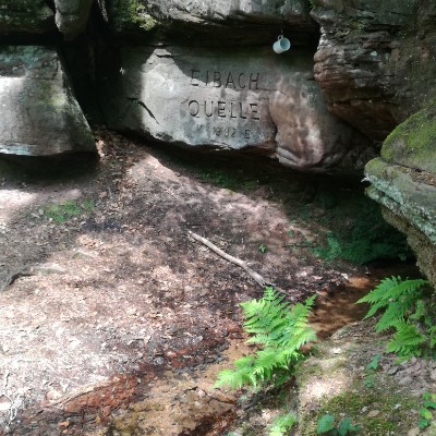 Water Adventure World walking route map in Erfweiler