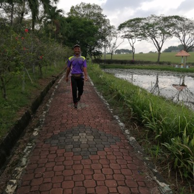 Layang Layang City Park @ arifin1612 walking route map in Pasir Gudang