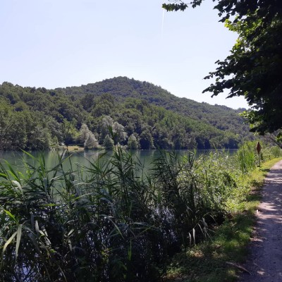 Robbiate-imbersago-paderno-robbiate. walking route map in Robbiate