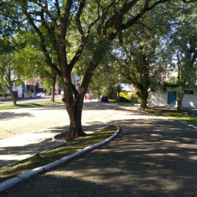 Cemetery Block 2k Warm Up Route walking route map in Santa Cruz do Sul