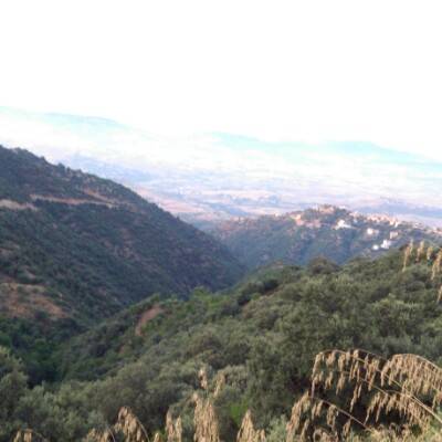 Larbaa N'Aït Irathen / Tizi ransomed walking route map in Aït Oumalou