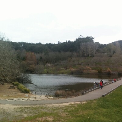 Mount Lofty Botanic Gardens walking route map in Crafers