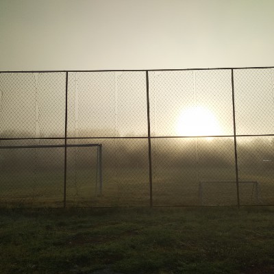 Football field "Urartu" walking route map in Grozny