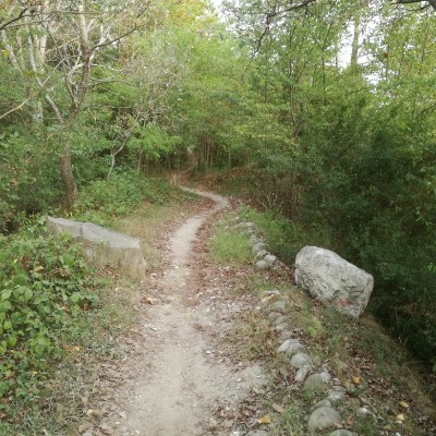 Walk along the Brenta to Tezze walking route map in Casoni