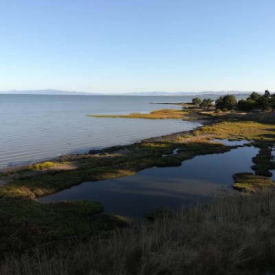 Bayfront Park walking route map in Hercules