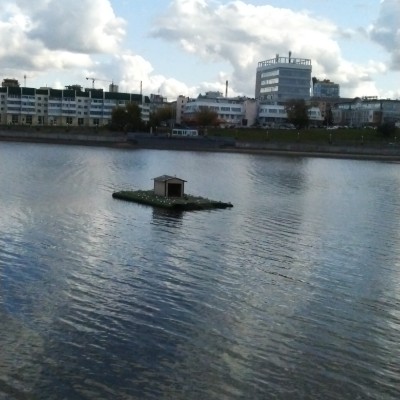 Cheboksary Bay walking route map in Cheboksary