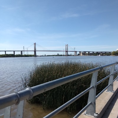 Costanera E. Buscaglia walking route map in Zarate