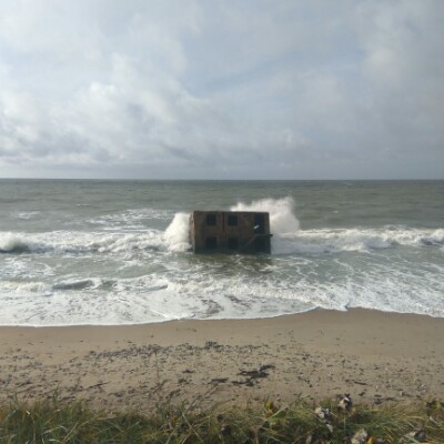 Beberliņi park walking route map in Liepāja