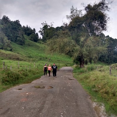 Walk Florida, Gallinazo walking route map in Manizales