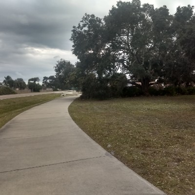 Buchanan Airport/hiking walking route map in Englewood