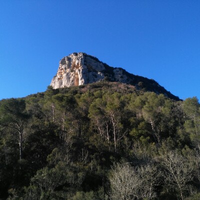 Plateau Manie walking route map in Voze