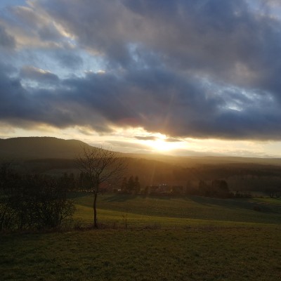 Evening round Coppengrave walking route map in Duingen