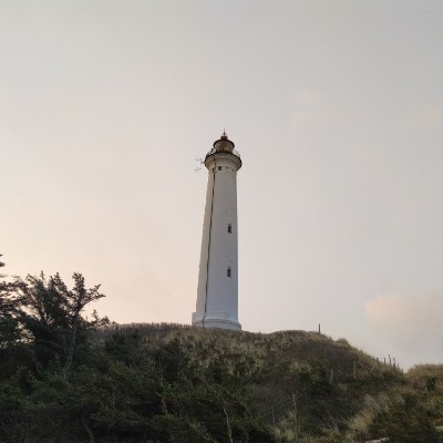 Holmsland Klitvej walking route map in Hvide Sande