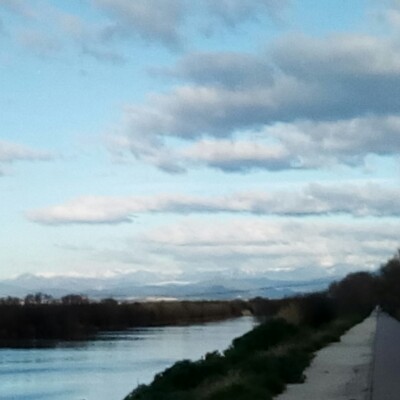 Marina Residential D'Empuriabrava walking route map in Castelló d'Empúries