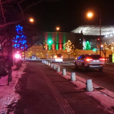 Hirosaki Park walking route map in Hirosaki
