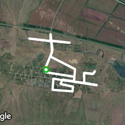 Kursawa - M29 Highway walking route map in Kurshava