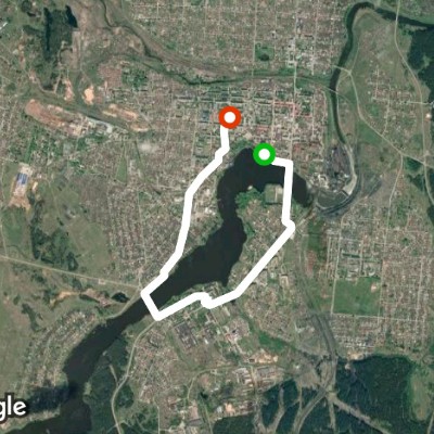 Alapaevsk walking route map in Alapayevsk