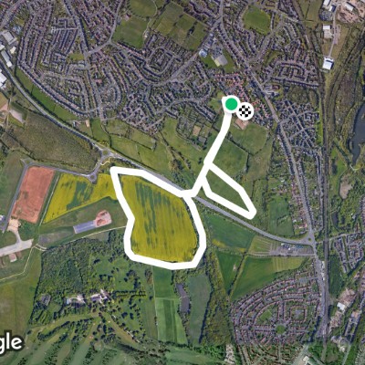 Farleys Lane Nature Area II walking route map in Bestwood Village