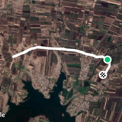 Nhavi- Bhambawade walking route map in Nhavi