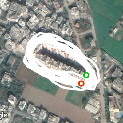 Alpine Residency walking route map in Gazipur